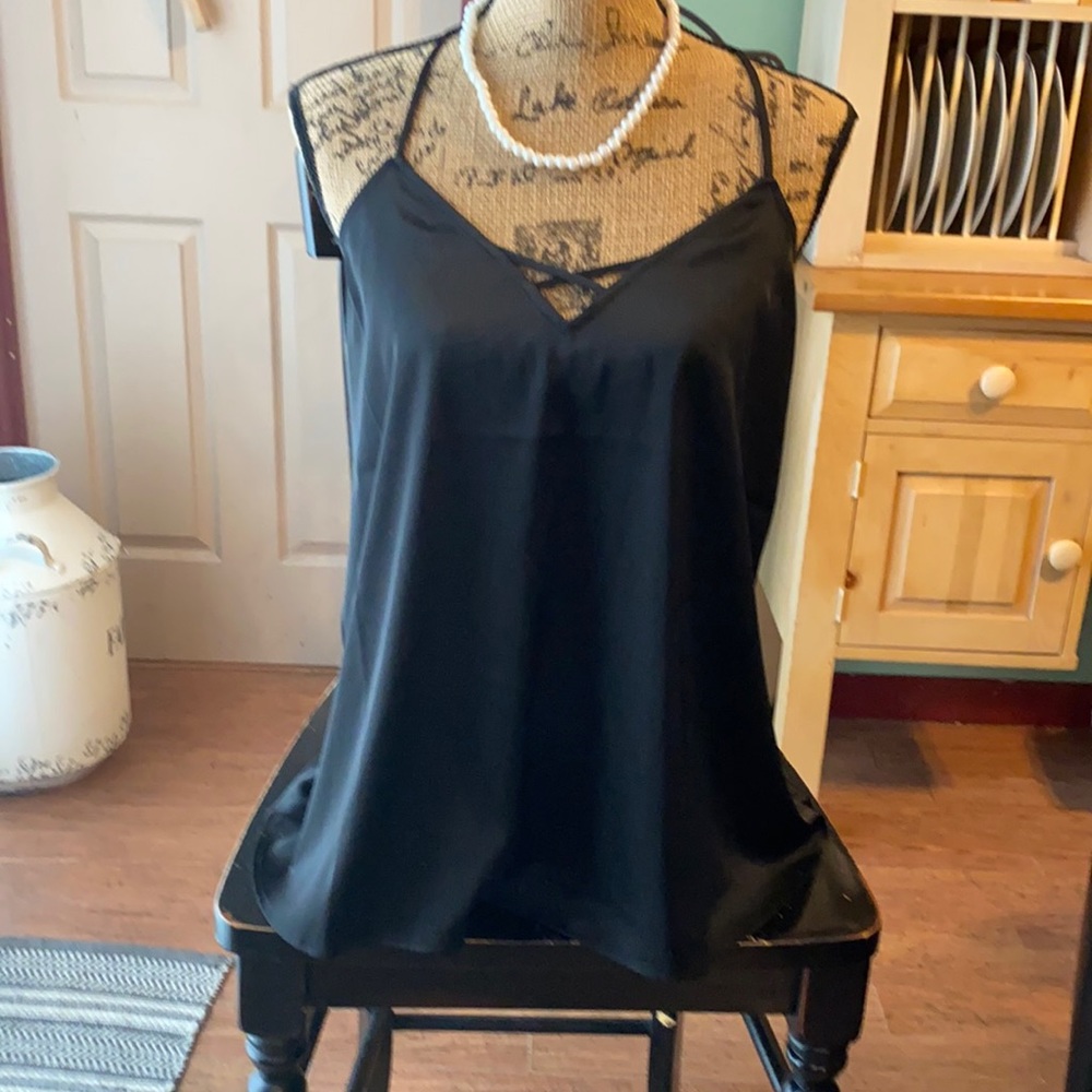 Black cami top